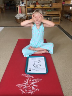 Child on Yoga Mat