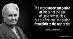 Montessori Early Childhood Quote