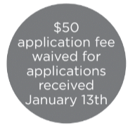 Application Fee Waived