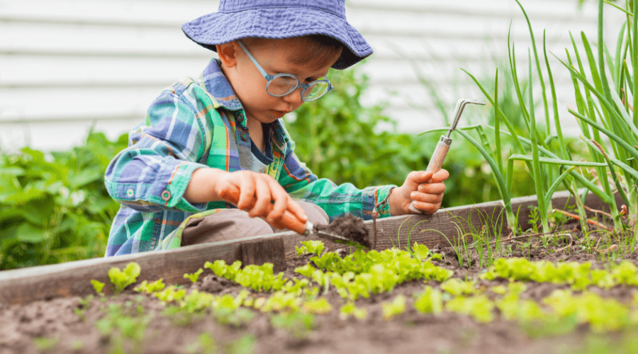 Toddler outdoor environment